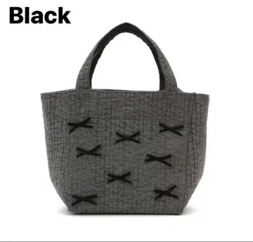 gypsohila 지프소피아 타운 리본백 S 블랙