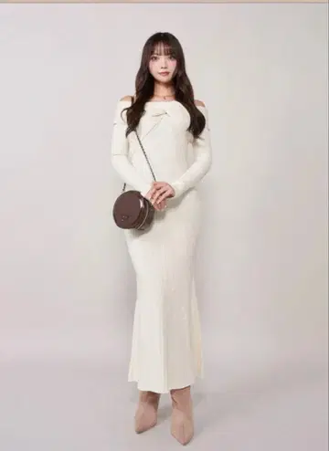 다리치 트위스트 머메이드 롱 원피스