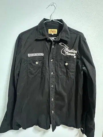 Indian Motorcycle 자수 긴팔 자켓 L 사이즈