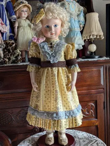 비스크돌용 드레스 비스크돌 드레스 앤티크돌 핸드메이드