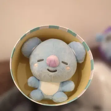 BT21 코야 봉제 인형 (RM) 스카이블루 약 15cm