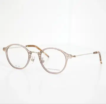 새상품 LAGUNAMOON 클리어 베이지 컬러 안경 프레임 여성용