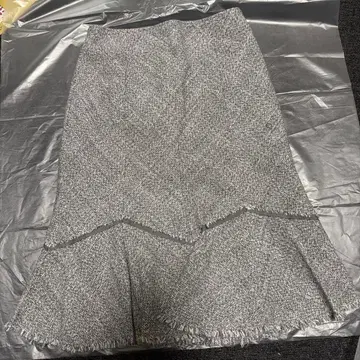 C de C 트위드 플레어 스커트 34