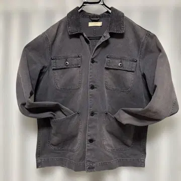 ALLSAINTS 다크 그레이 커버올 M