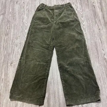 BEAUTY&YOUTH 코듀로이 와이드 팬츠 카키 L