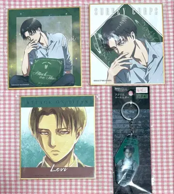 진격의 거인 색지 아크릴 키링 리바이