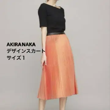 [ 새상품급 ] AKIRA NAKA / 아키라나카 달링 플리츠 스커트