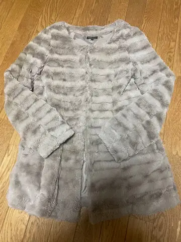 WEASEL-MOAT 인조 모피 자켓 L 사이즈