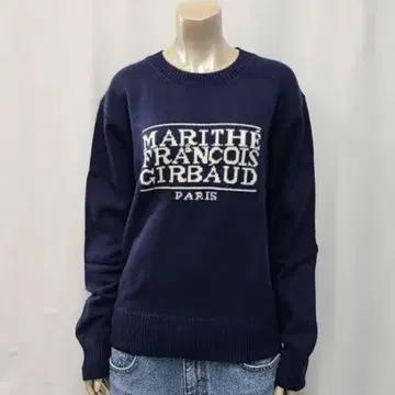 마리떼 프랑소와 저르보 네이비 니트