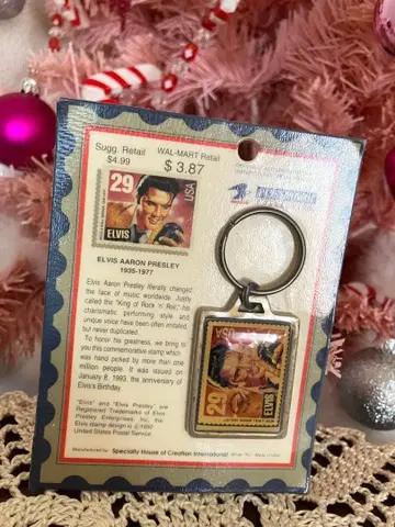 미개봉 빈티지 레어 엘비스 프레슬리 키링
