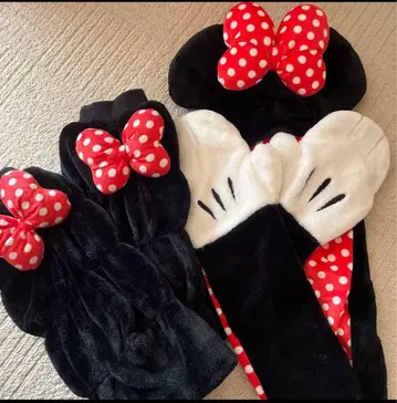 디즈니 미니 마후라 캡 장갑 미니 레그 워머