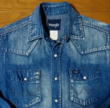 Wrangler 랭글러 빈티지 웨스턴 데님 셔츠