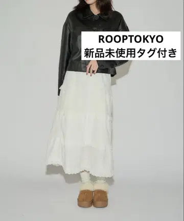 ROOPTOKYO 티어드 프릴 롱 스커트