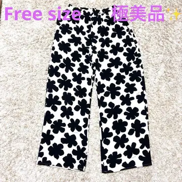 [ 완판템 ] niko and - DRY 프린트 팬츠 모노톤 플라워