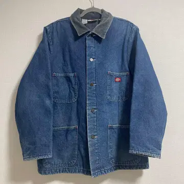 Dickies 데님 커버올 인디고 42 80s 미국제