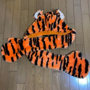 디즈니 티거 머플러 모자 팬캡 방한 코스프레 Disney