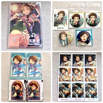 앙스타 텐마 미츠루 파샤츠 아르카나 주얼리 플레이트 캔뱃지 외 세트