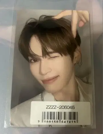 소니뮤 한빈 화이트 의상 트레이딩 카드 혜택 zb1