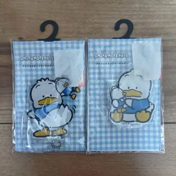 산리오 x 아베일 오리 페클 아크릴 스탠드 키링 (2종)