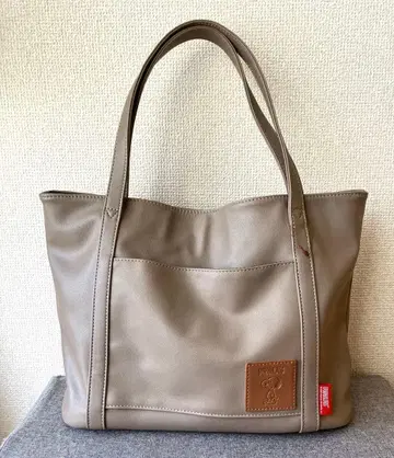 PEANUTS 피넛 스누피 인조 가죽 토트백 미사용