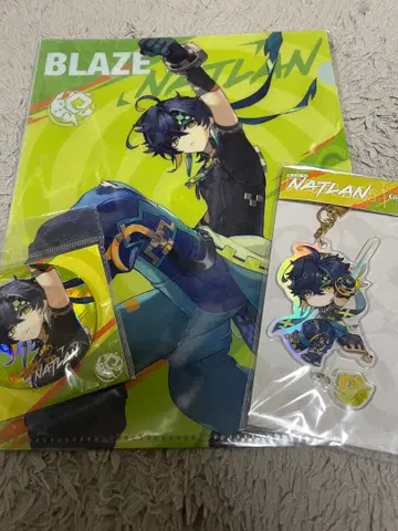 키이치 캔 배지 아크릴 키링 클리어 파일 세트