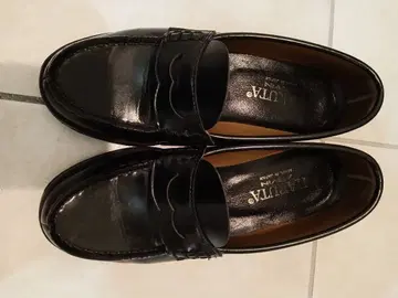 HARUTA 블랙 로퍼 23.5cm 일본제