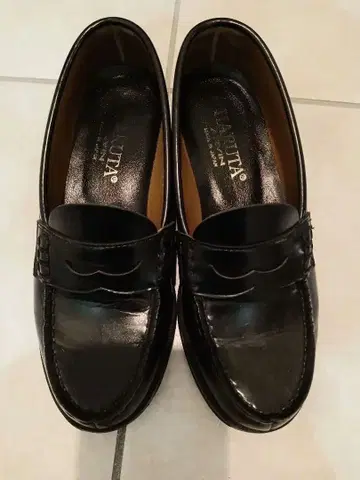 HARUTA 블랙 로퍼 23.5cm 일본제