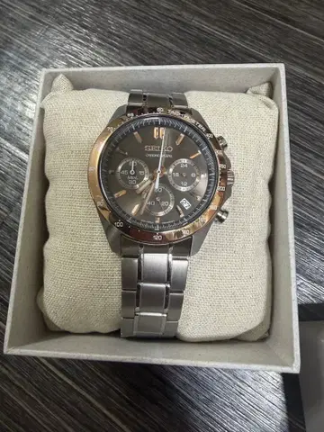 SEIKO 크로노그래프 스테인리스 스틸