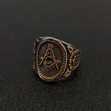프리메이슨 빈티지 실버 반지 13호