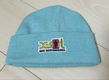 XGirl Skateboards 니트 모자 스카이블루