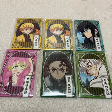 귀멸의 칼날 캐릭터 배지 세트