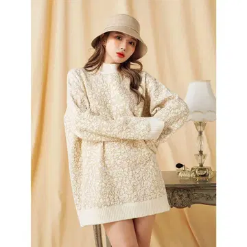 플라잉 플라워 니트 원피스