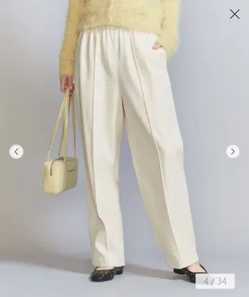 BEAUTY&YOUTH 코튼 트윌 이지 팬츠 워셔블 M