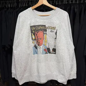 [ 즉발 ] The Super Suckers 밴딩 맨투맨 M