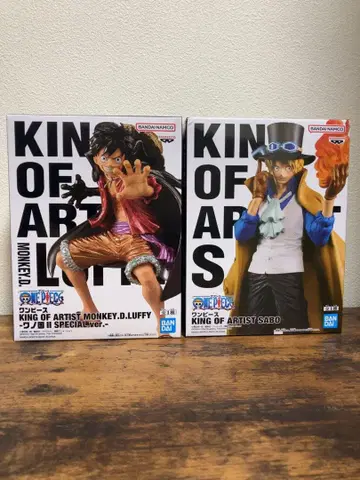 원피스 KING OF ARTIST 루피 사보 2체 세트 KOA