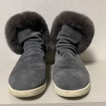 그레이 스웨이드 어그 부츠 보아 포함 윌핏