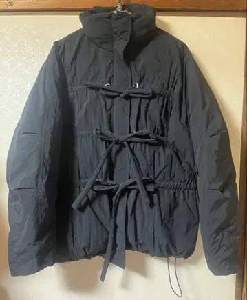 KBF 프론트 리본 패딩 자켓