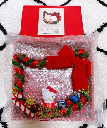 산리오 헬로키티 크리스마스 리스 1998년 레트로