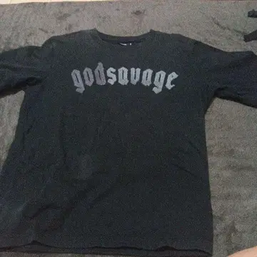 godsavage 블랙 T셔츠 M 사이즈