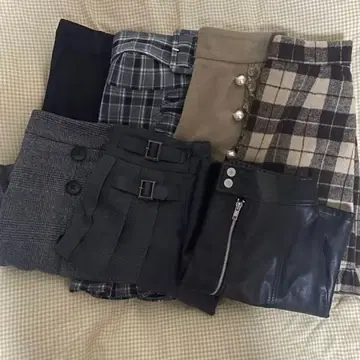 양산 지뢰 스커트 7점 묶음 판매