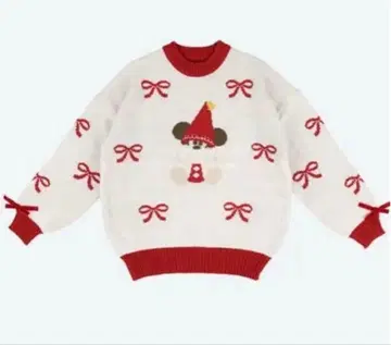 [ 미사용 새상품 ] 릴린링 스웨터 니트 크리스마스 디즈니