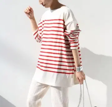 FRAMeWORK 보더 긴팔 상의