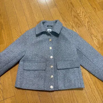 ZARA 그레이 숏 자켓 XS