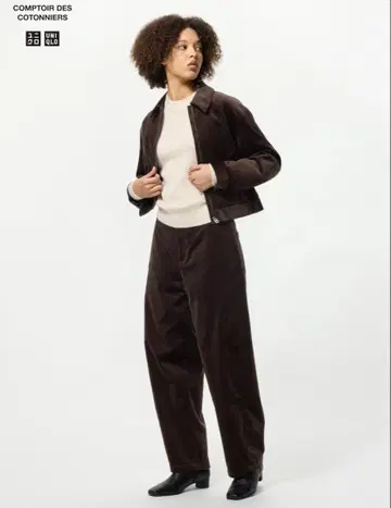 코듀로이 커브 팬츠 유니클로