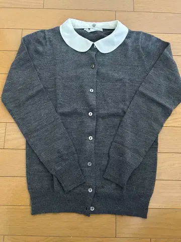 IENA 이에나 카라 부착 울 가디건 그레이 컨디션 최상