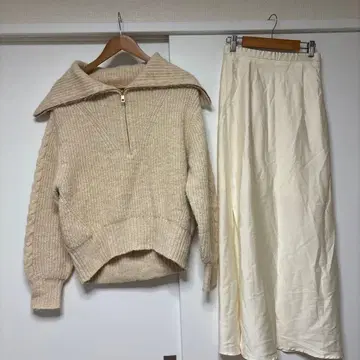 LILY BROWN 스웨터와 스커트 셋업