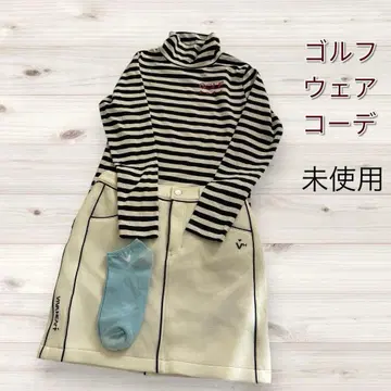 미사용 비바하트 여성용 VIVA HEART 골프 스커트 상의