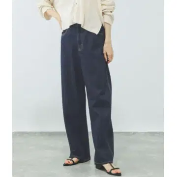 글로벌 워크 GOOD 데님 배기 XS 네이비