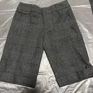 INED 체크 무늬 하프 팬츠 사이즈 5