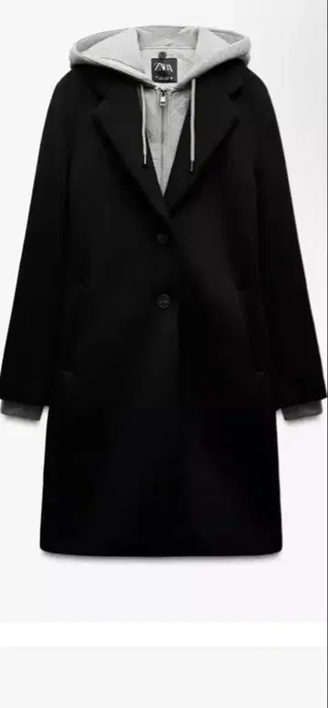 ZARA 대비 후드 코트